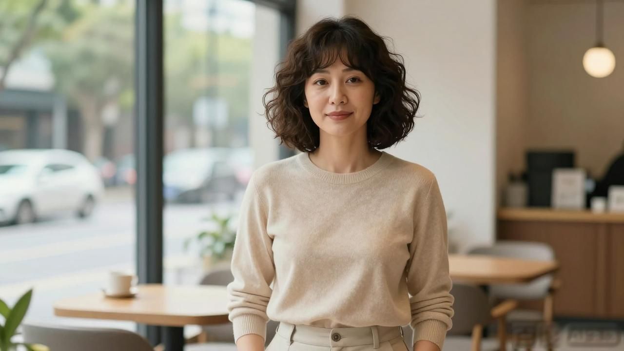 35岁后烫发显老？避开这3种卷度，换个发型立马减龄显贵气