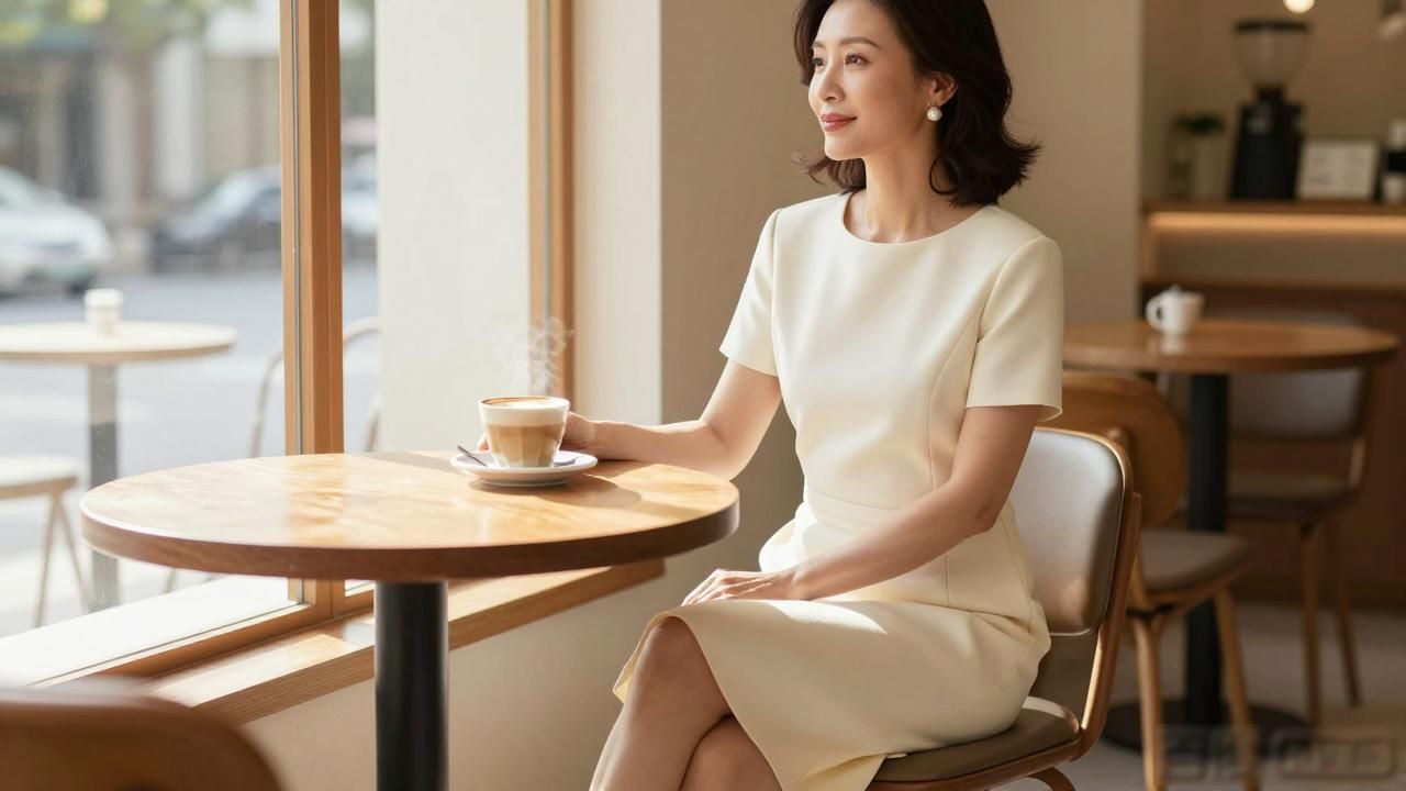 中年女人避开丝巾和老年装，这样穿优雅不显老