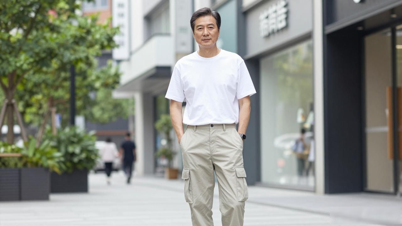 中年男人别穿牛仔裤了！工装裤才显年轻清爽