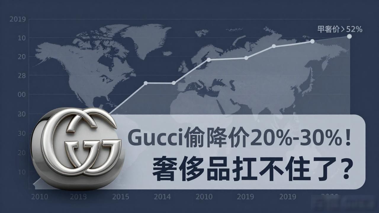 Gucci偷偷降价20%-30%！奢侈品扛不住了？