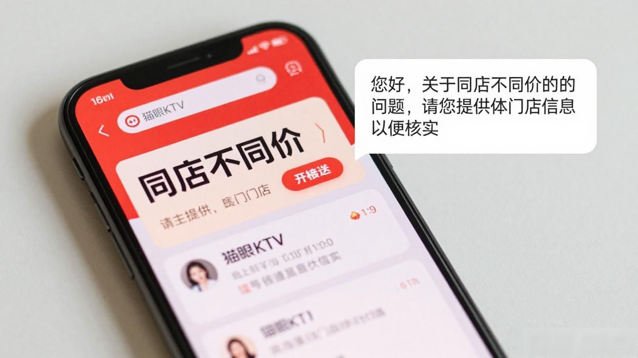 猫眼KTV优惠券同店不同价，换个账号省几块