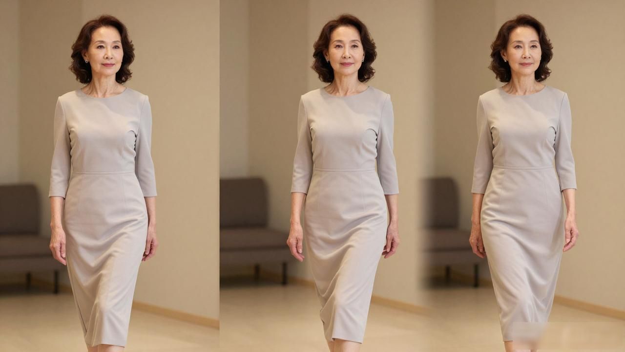 头发少怎么烫显得多__宴会优雅气质礼服裙