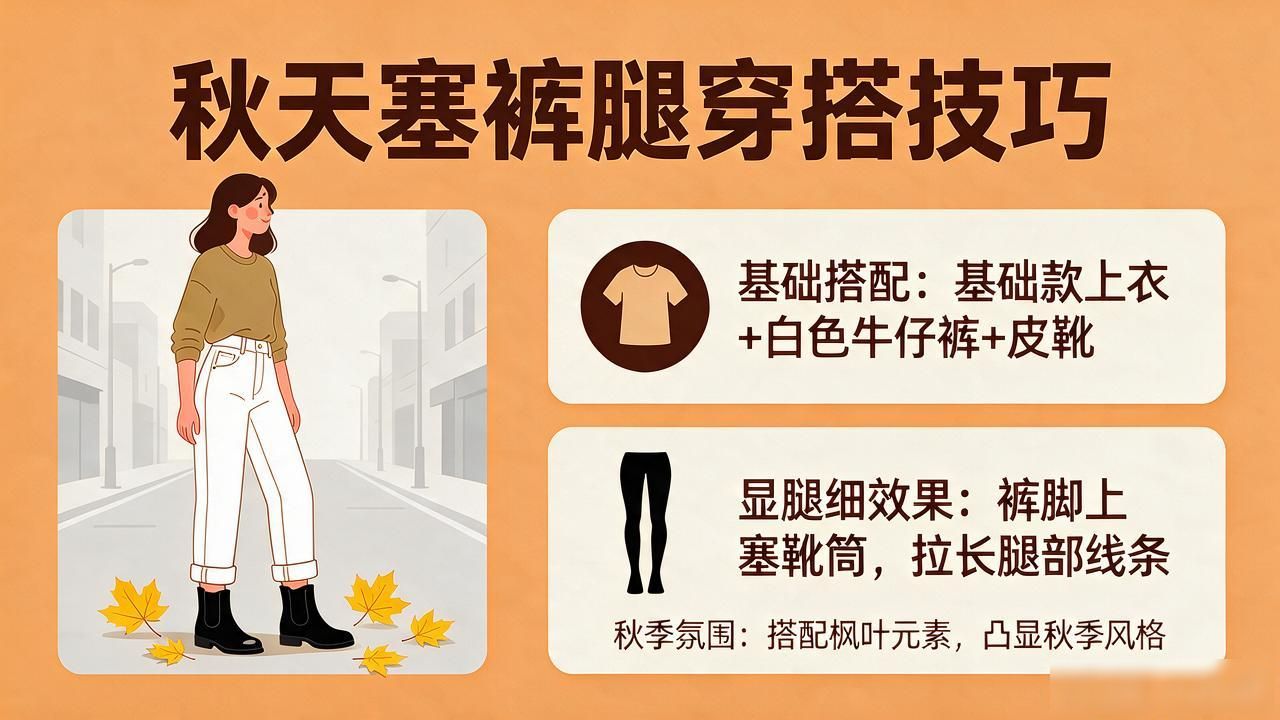 秋天穿靴子怎么塞裤腿？潮人都在这样穿，显腿细又时髦