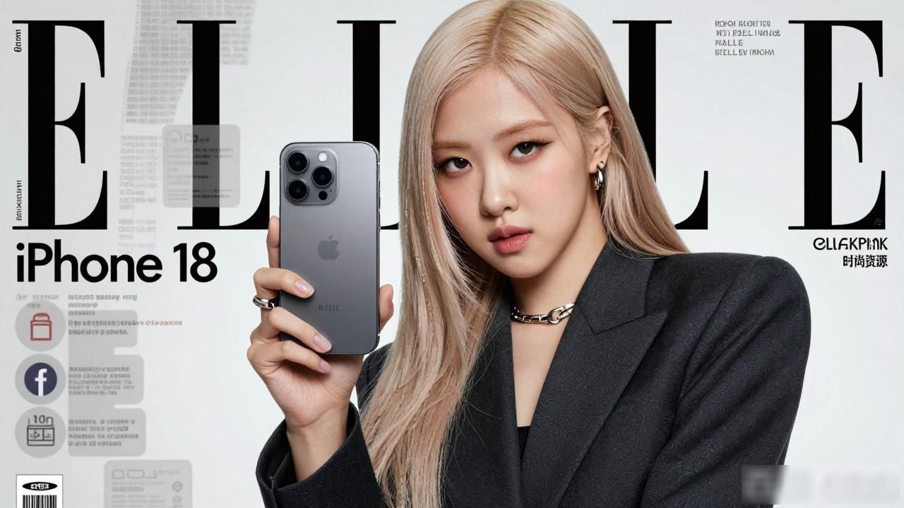 Rosé新曲MV用iPhone 18 Pro拍摄，ELLE封面绽放冷艳魅力
