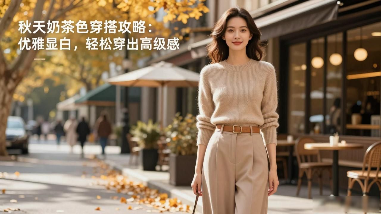 秋天奶茶色穿搭攻略：优雅显白，轻松穿出高级感