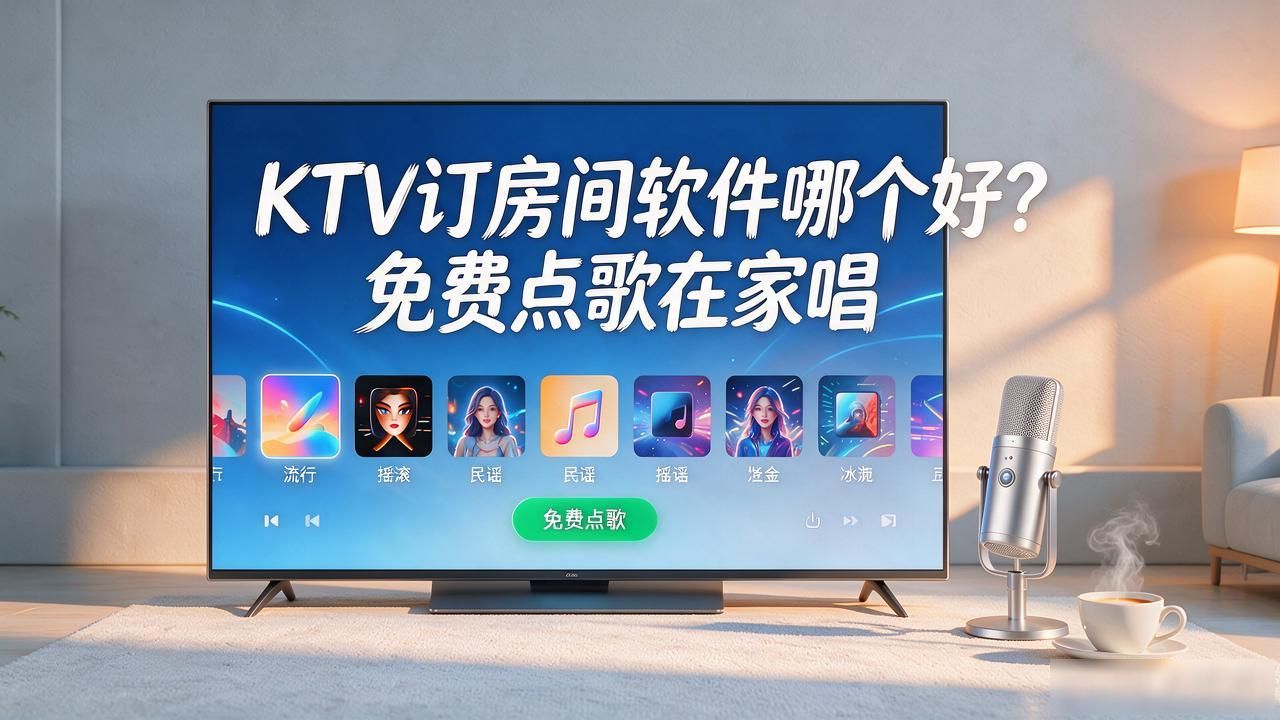KTV订房间软件哪个好？免费点歌在家唱