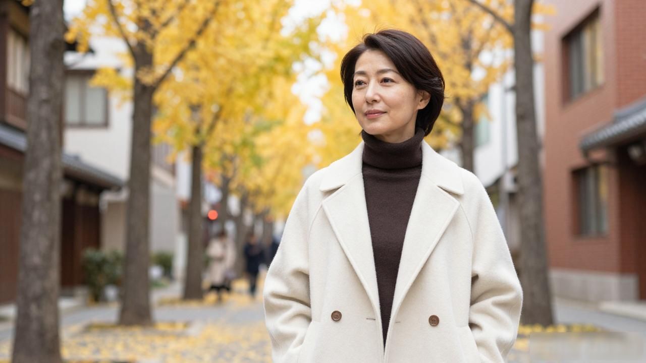 40岁换季怎么穿？日本主妇教你选外套，简约大气显年轻