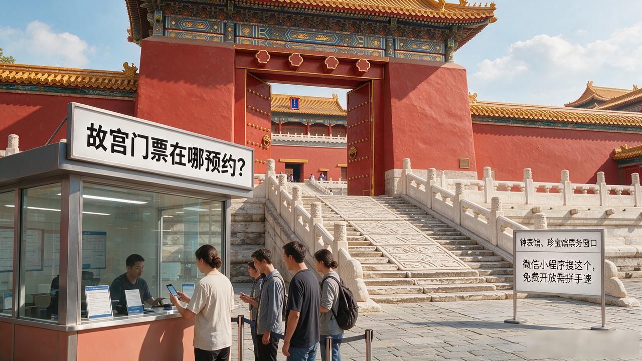 故宫门票在哪预约?微信小程序搜这个,免费开放需拼手速