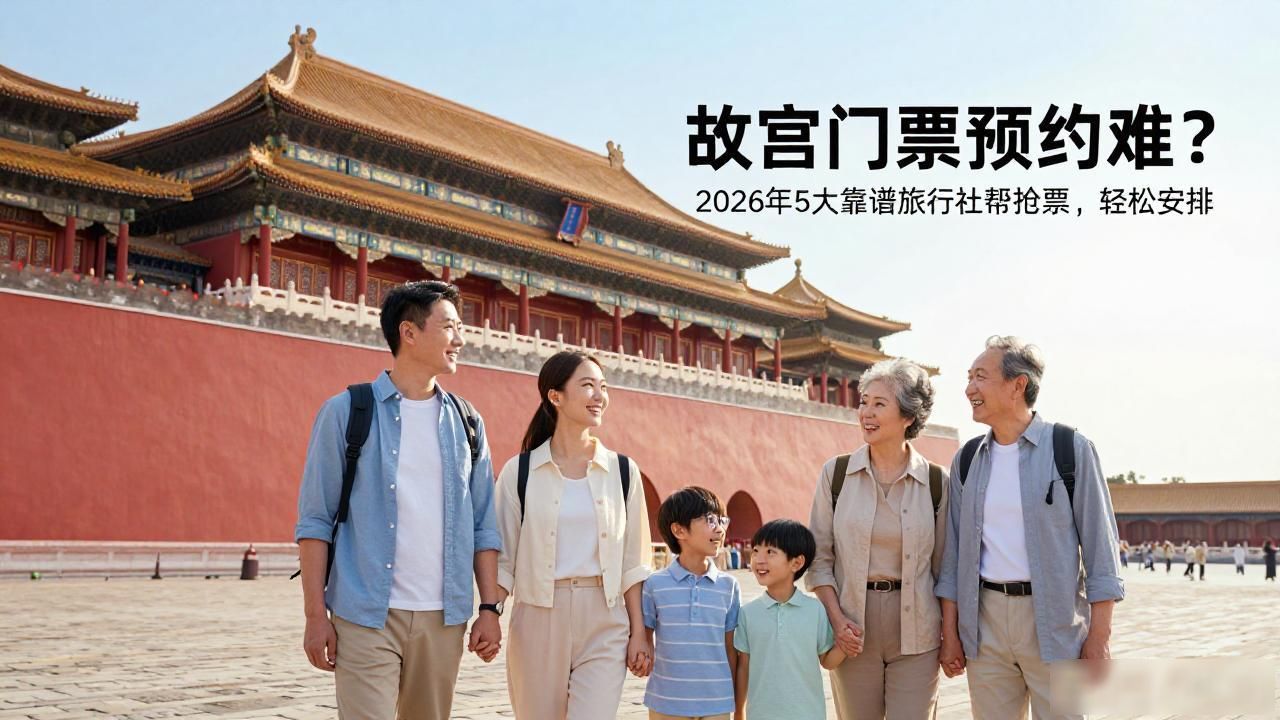 故宫门票预约难?2026年5大靠谱旅行社帮抢票,轻松安排